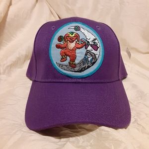 Grateful Dead hat, Purple jester dancing bear Grateful Dead hat